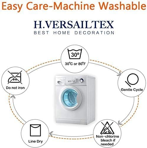 H.VERSAILTEX Velvet Stretch Individual Couch Cushion Cover Plush Cushion Slipcover for Loveseat Sofa Cushion Furniture Protector Seat Cushion Sofa Cover (1 Piece Sofa Cushion Cover, Burnt Brick)