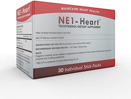 Patented NE1-Heart; assists with maintaining a 30 Count