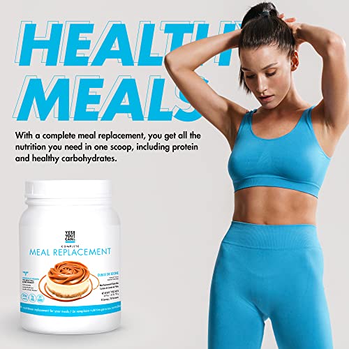 Yes You Can! Complete Meal Replacement - 15 Servings, 20g of Protein, 0g Added Sugars, 21 Vitamins and Minerals - All-in-One Nutritious Meal Replacement Shake (Dulce De Leche)