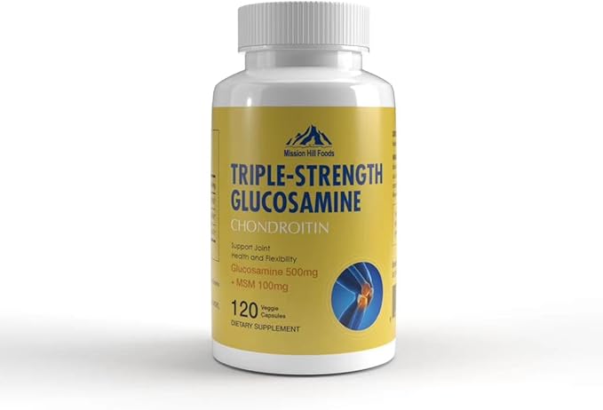 Glucosamine + Chondroitin + MSM 3-in-One 120 Count 8 Month