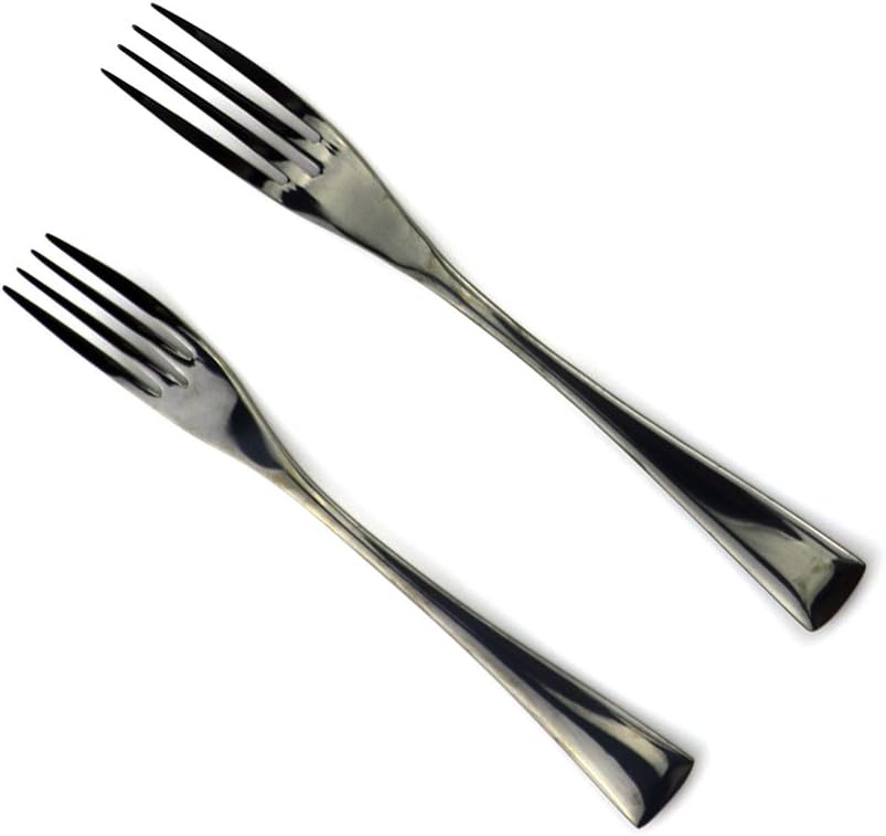 JASHII 18/10 Stainless Steel 20 Piece Mirror Polished Black Flatware Set,Dinner Knife Fork Salad Fork Dessert Spoon Coffee Spoon,Service for 4 ,Black Utensil Sets