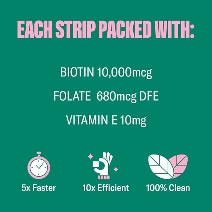 Beauty | Strawberry Flavored Oral Strips 30 Individually