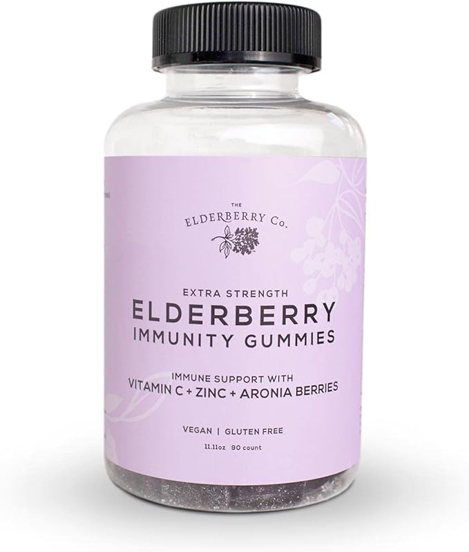 Extra Strength Elderberry Gummies with Vitamins (90 Count)