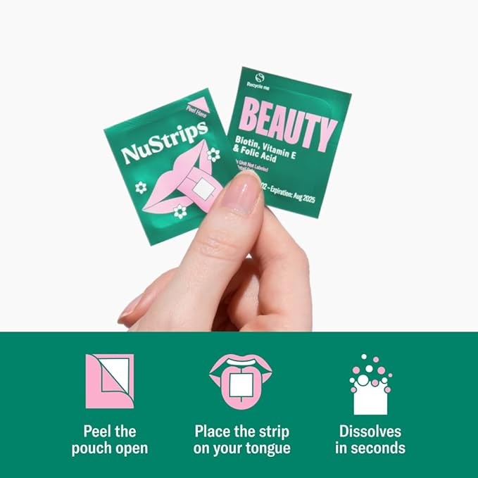 Beauty | Strawberry Flavored Oral Strips 30 Individually
