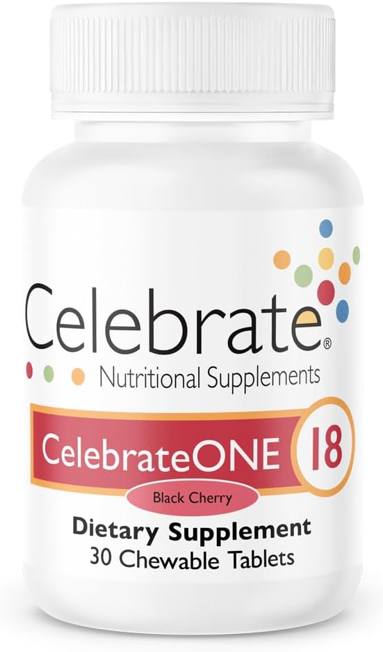 Celebrate Vitamins CelebrateONE 18 Chewables, 18mg Iron (30 Tablets)