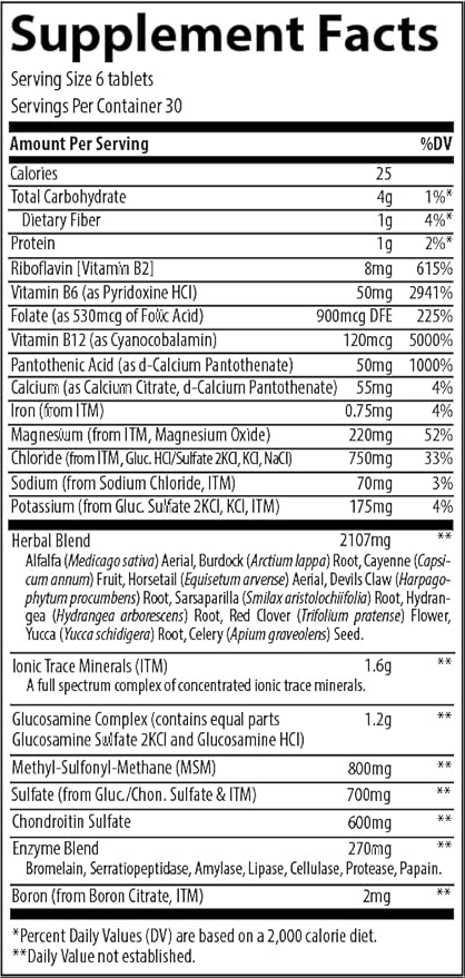 Trace Minerals | Activ Joint Platinum 180 Tablets