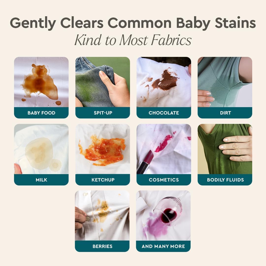 Puracy Liquid Baby Laundry Detergent - 1,4 Dioxane Free, Natural, Scent-Free Gentle Laundry Detergent Liquid Concentrate Laundry Pouch with Stain Fighting Enzymes (Baby- Free & Clear, 16oz)