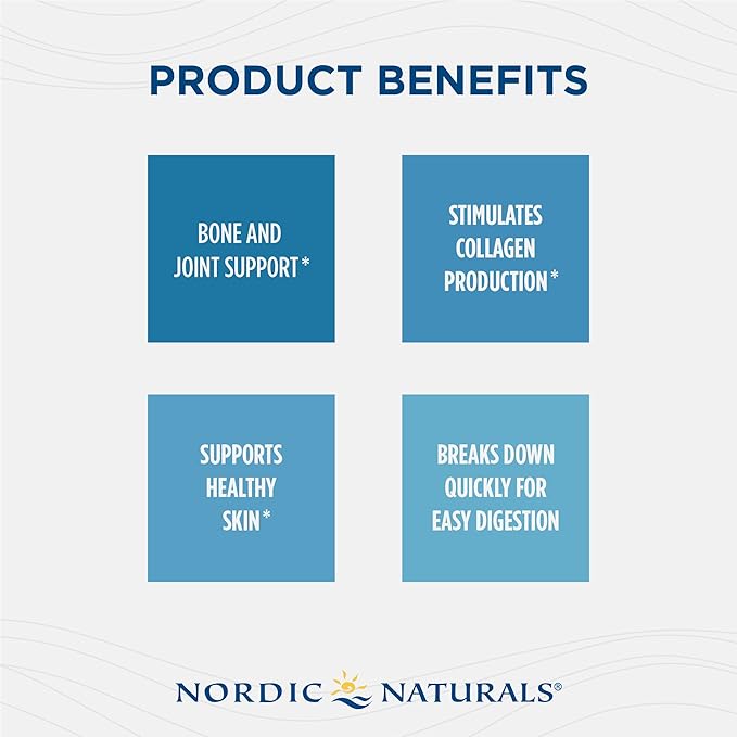 Nordic Naturals Nordic Beauty Collagen Peptides, Unflavored 10.6 Ounces 30 Servings