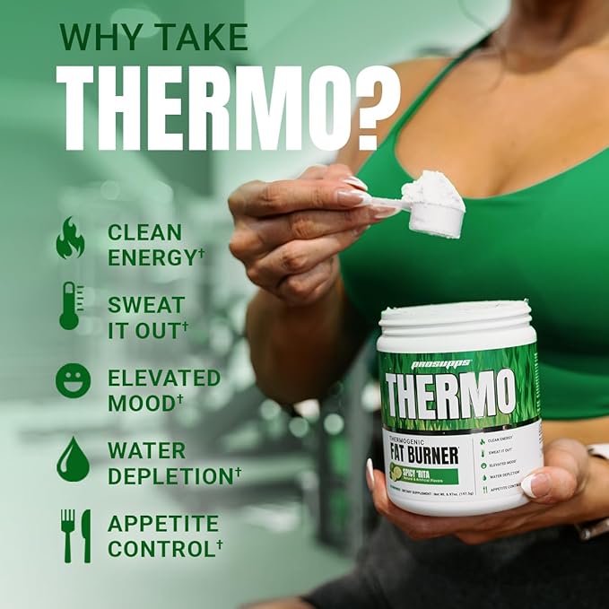 PROSUPPS Thermo Fat Burning Thermogenic Powder - Weight Management and Pre Workout - Energy, Mood, Appetite Control (Spicy 'Rita)