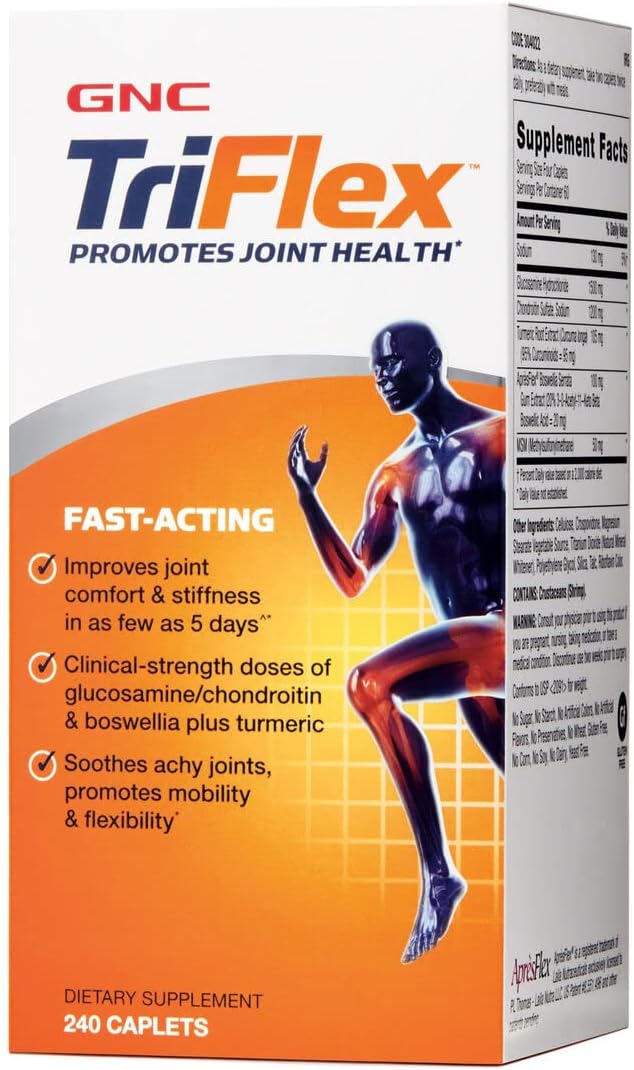 GNC TriFlex FastActing 240 Caplets