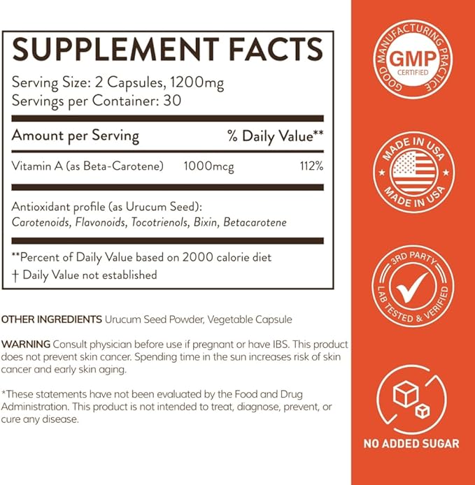 GLOW Capsules Accelerated Tanning Vegan Vitamins (60ct)
