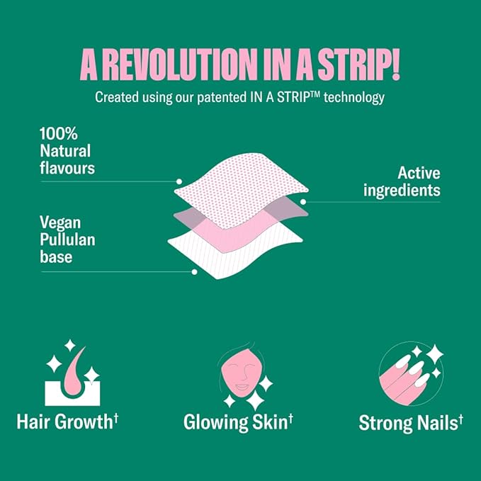 Beauty | Strawberry Flavored Oral Strips 30 Individually