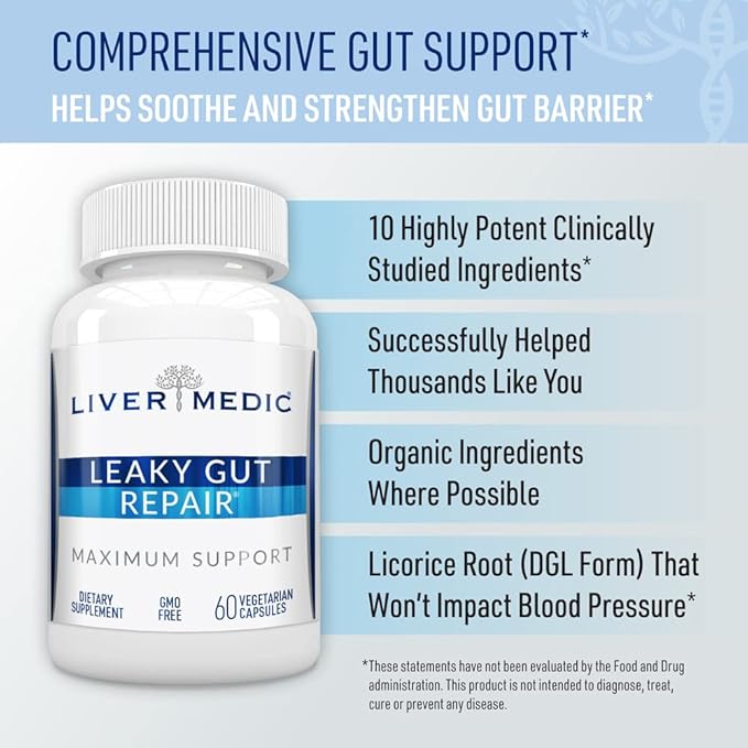 Leaky Gut Repair Maximum Support Gut 60 Caps
