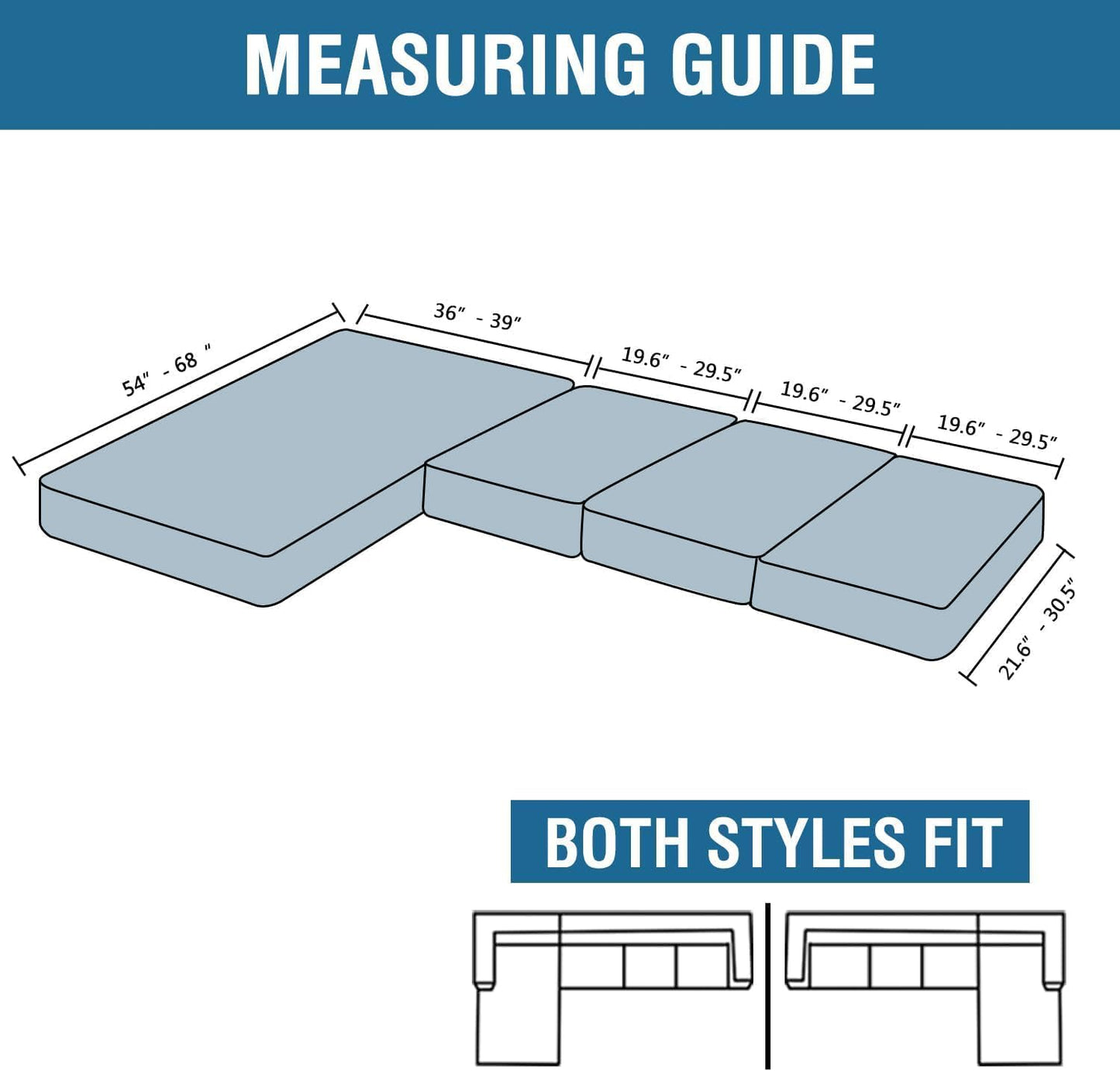 H.VERSAILTEX Velvet Stretch Sectional Couch Covers 4 Pieces Sofa Seat Cushion Covers L Shape Separate Cushion Couch Chaise Cover for Both Left/Right Couch (Large Sofa 3 Seater + 1 Chaise, Oatmeal)