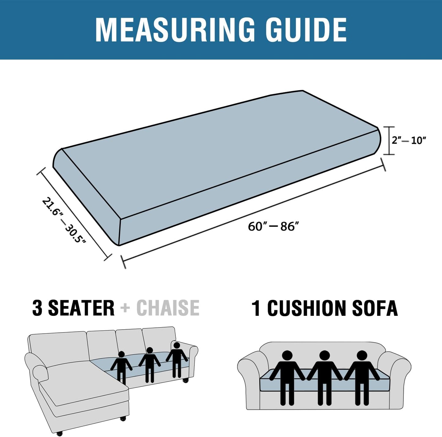 H.VERSAILTEX Velvet Stretch Individual Couch Cushion Cover Plush Cushion Slipcover for Loveseat Sofa Cushion Furniture Protector Seat Cushion Sofa Cover (1 Piece Sofa Cushion Cover, Olive)