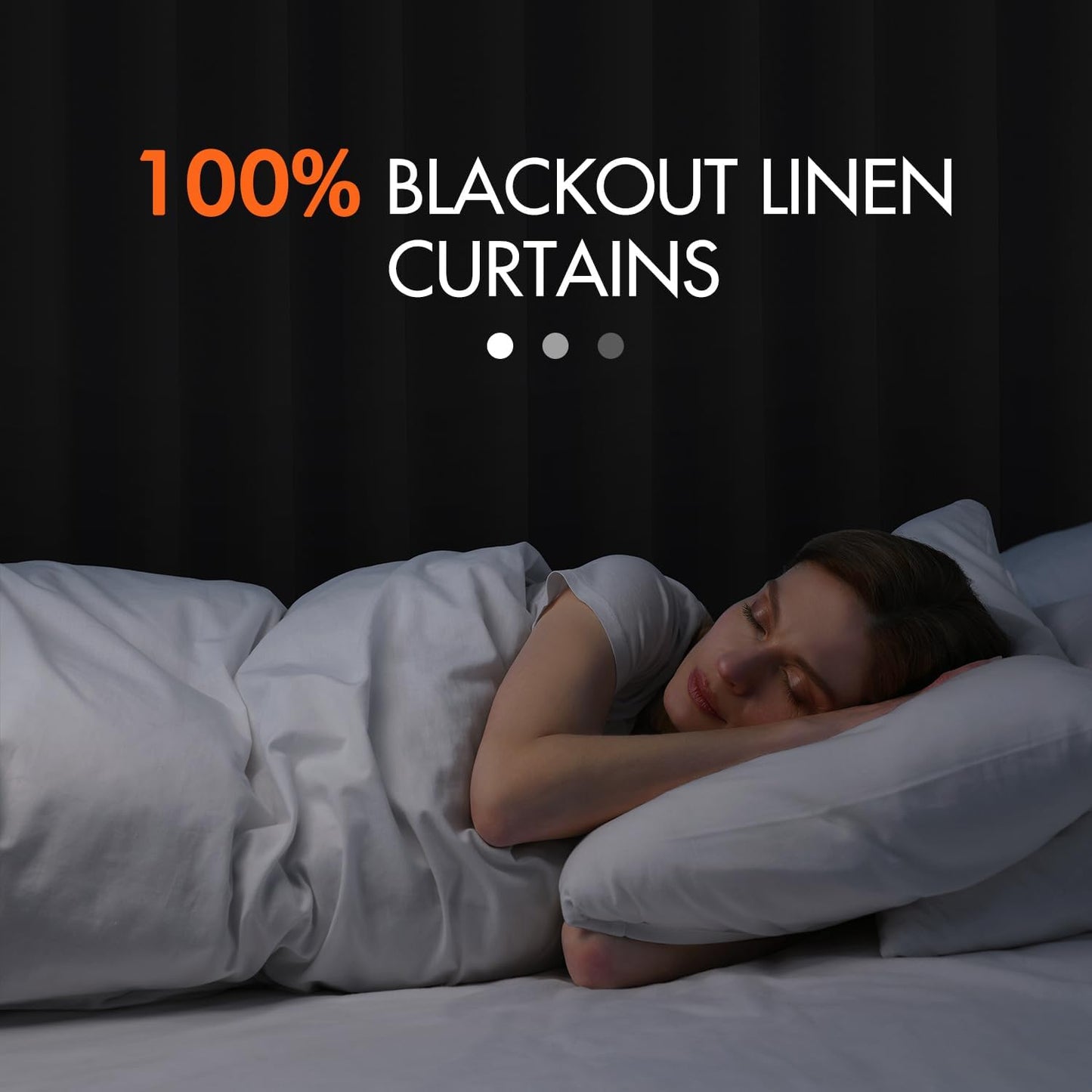 MIULEE 100% Blackout Curtains 120 Inch Long 2 Panels for Bedroom, Thick Luxury Faux Linen Black Out Curtain Room Darkening Back Tab Pleat Window Textured Drapes with Hooks for Living Room, Sage Green