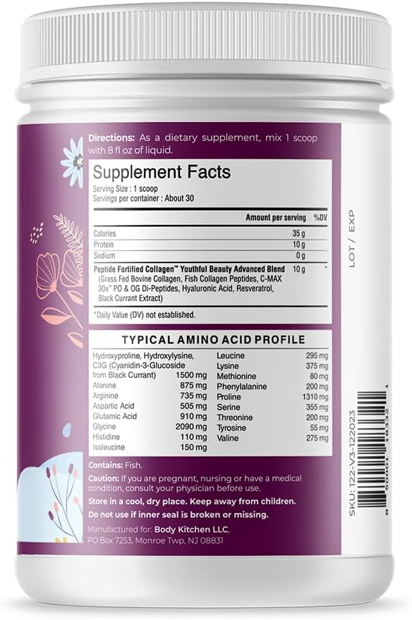 Body Kitchen Youthful Beauty Advanced, Collagen 2)