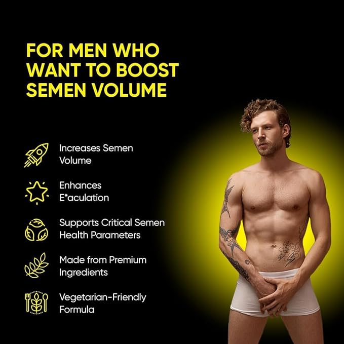 Improves Sperm Volume and Load ā Semen Volume Supplement - 60 Capsules