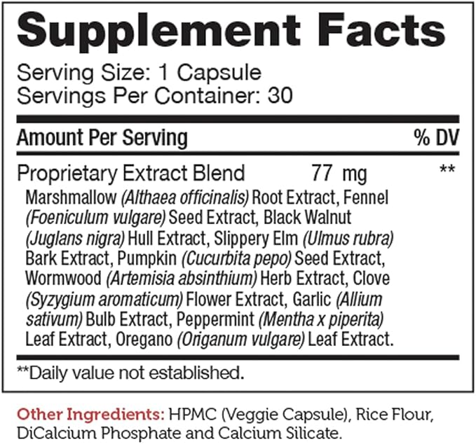 Zahler - ParaGuard Capsules - Gut 30 Count