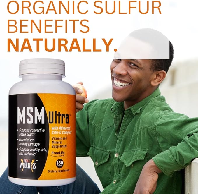 Youngevity Freelife MSM Ultra, 180.0 Count