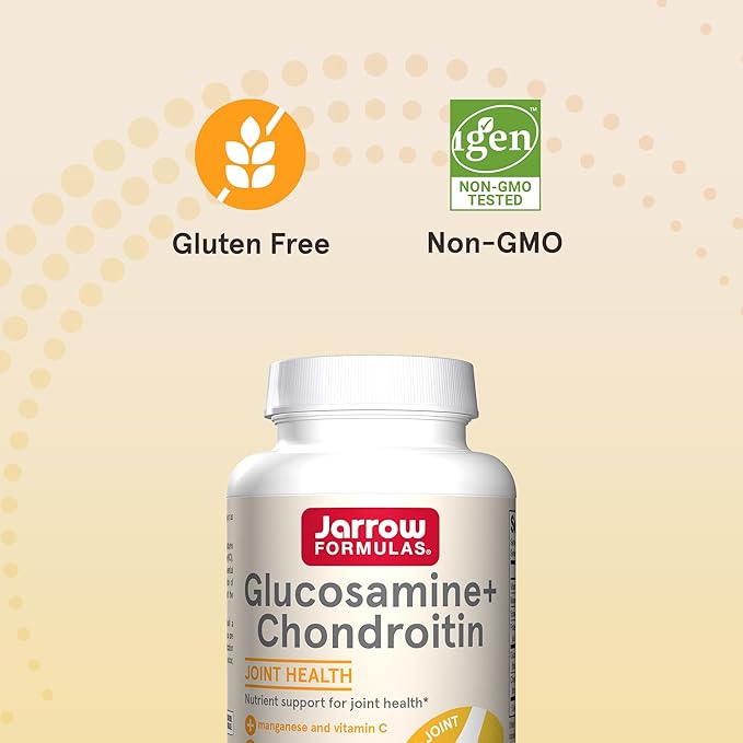 Jarrow Formulas Glucosamine + Chondroitin 240 Capsules 60 Servings