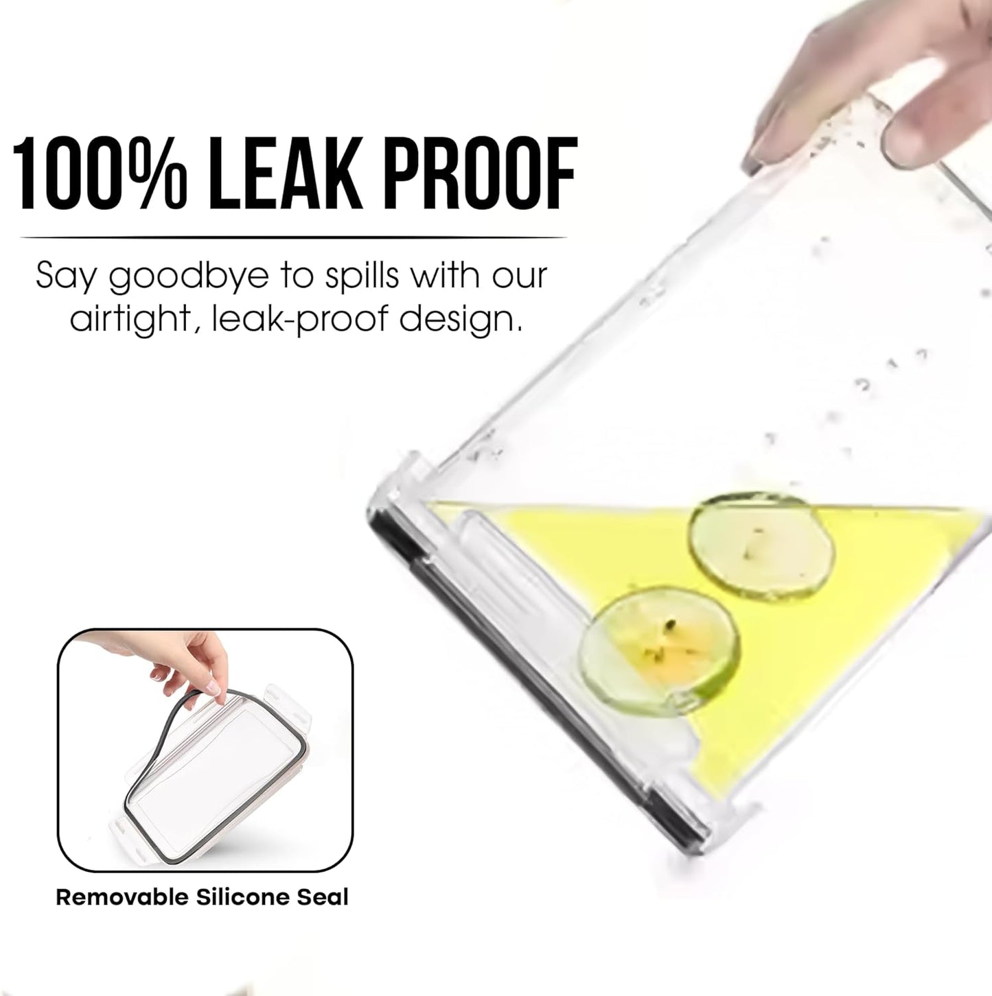 WHITE FEATHER SUPPLIES 40 PCS Airtight Food Storage Containers with Lids - BPA Free Durable Plastic Leakproof Flour Sugar Cereal Containers Storage for Pantry Organization - Dishwasher Safe