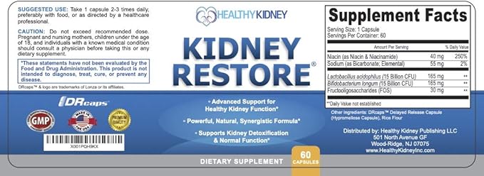 3 Pack Natural Kidney Cleanse to Support Kidney Function and Detox, Advanced Formula Can Help Boost Kidney Health, Daily Health Supplement Pills, 60 Capsules