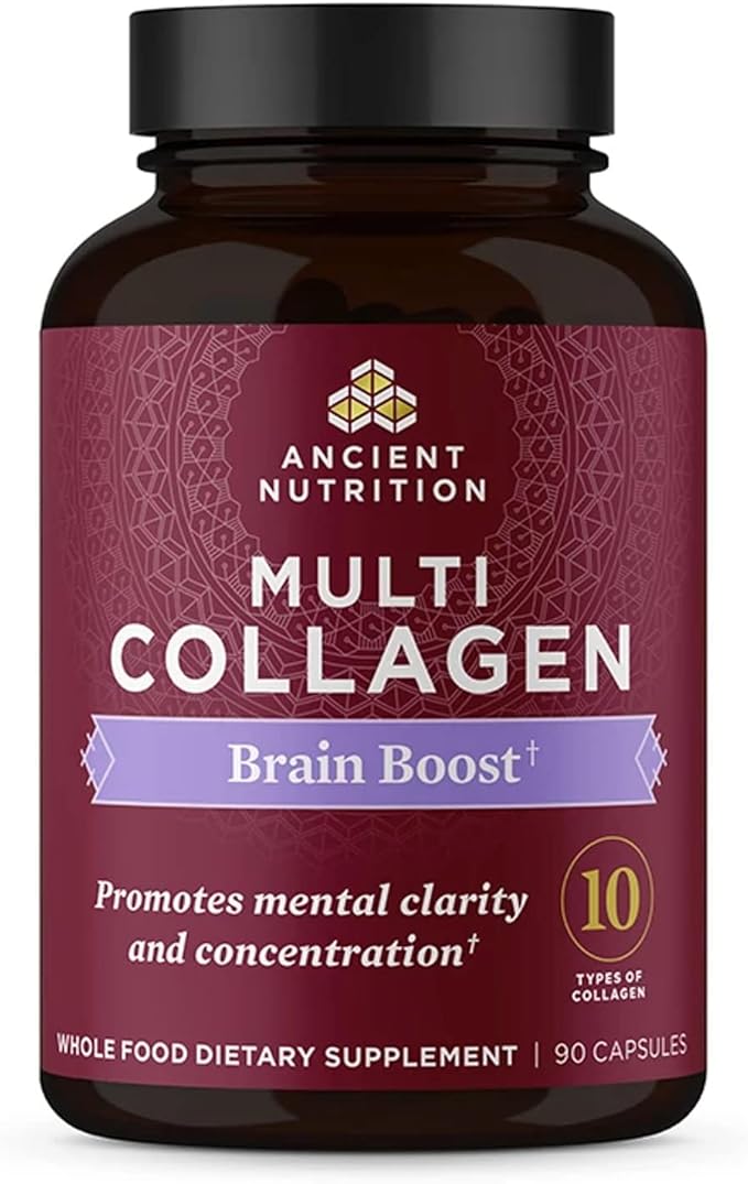 Ancient Nutrition Collagen Protein Brain Boost, 90 ct