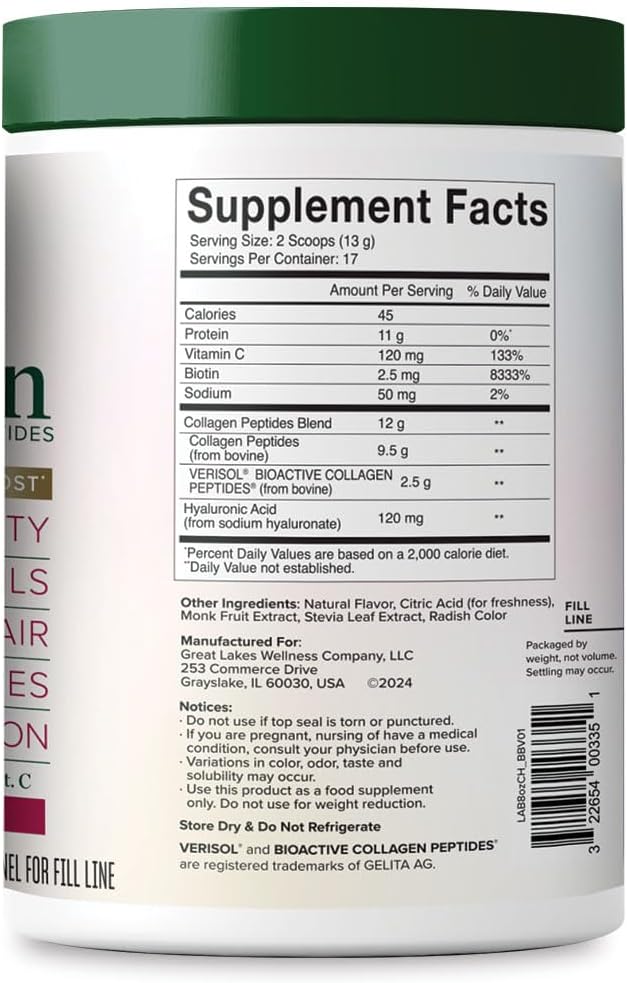 Great Lakes Wellness Beauty Boost Advanced 8 oz