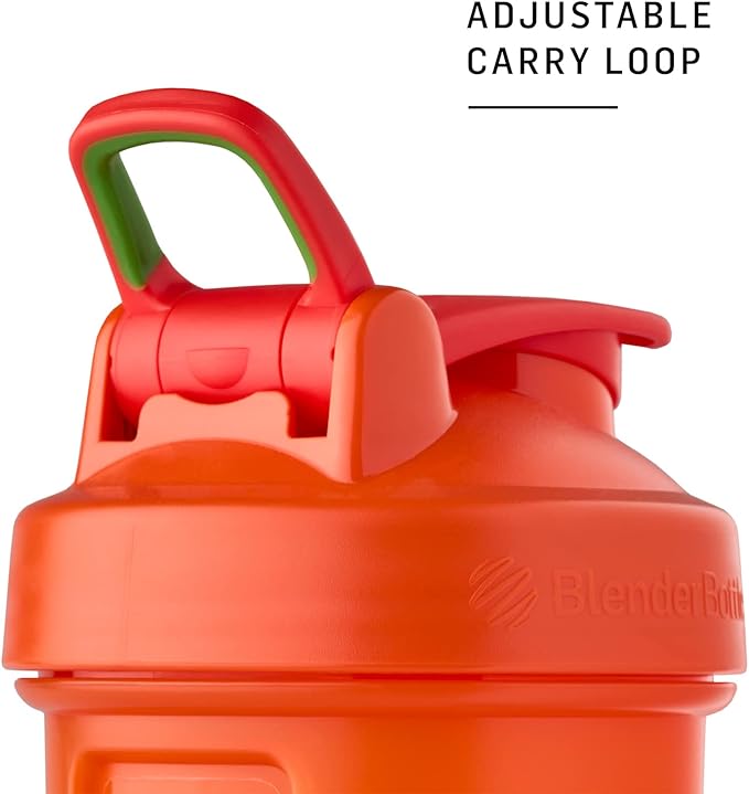 BlenderBottle Just for Fun Classic V2 Shaker Bottle Perfect for Protein Shakes and Pre Workout, 28-Ounce, Feel the Burn