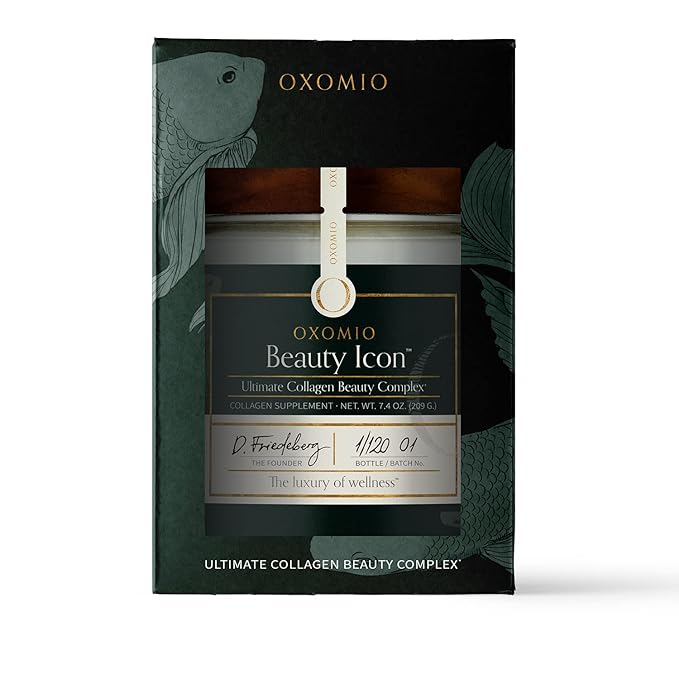 Beauty Icon, Marine Collagen Peptides Powder, 10.8 Grams 7.4 Oz,