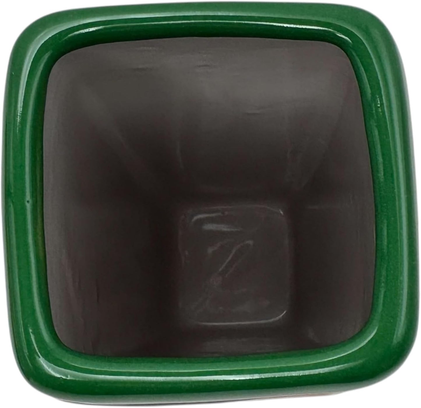 Talavera Planter Pot Square Vase Folk Art Mexican Pottery Handmade Hand Painted Home Decor Indoor Multicolor Outdoor 9.25" (Multi 12)