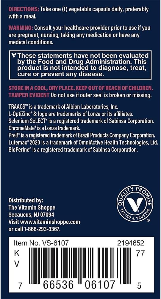 Vthrive Once-Daily Bioactive Multivitamin for Women 50+ Supports Stress Relief, Healthy Aging, & Overall Wellness with Essential Nutrients & Antioxidants (30 Vegetarian Capsules)