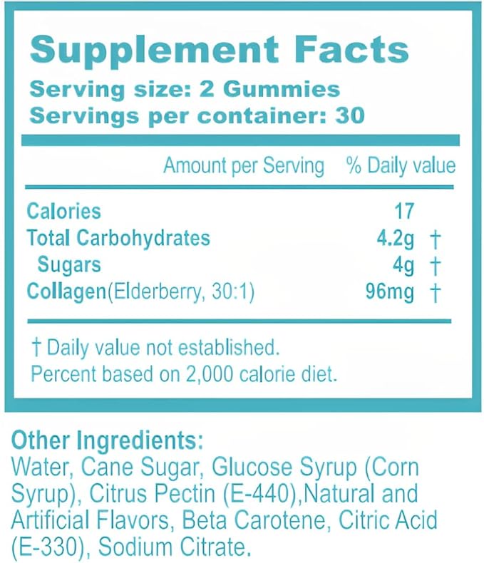 Collagen Gummies - Healthy Nutrients Hair 60 Gummy