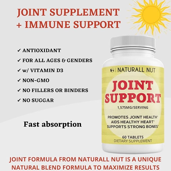 High Potency Joint Support Formulation, Antioxidant 60 Tablets