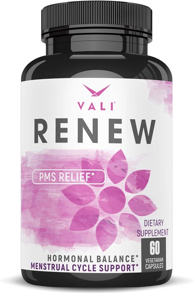 VALI Renew PMS Relief Supplement. Women’s 60 Veggie