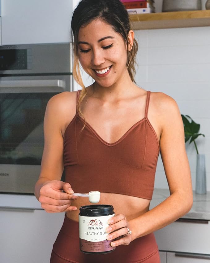 TERRA ORIGIN Healthy Gut Powder (Berry |30-Servings with