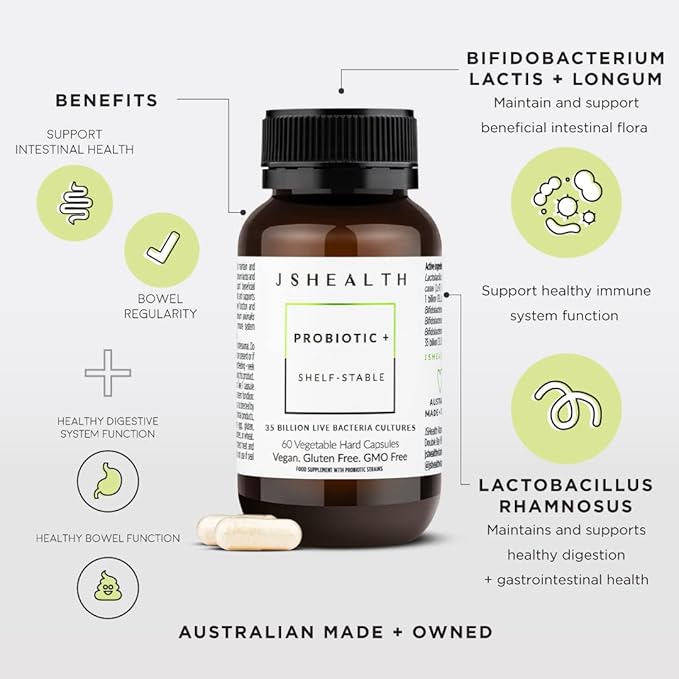 JSHealth Vitamins Gut Health and Immunity Formula (60)