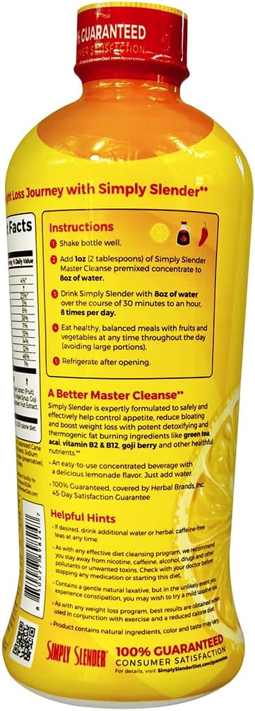 Master Cleanse, Weight Loss Supplement, Appetite (32 fl