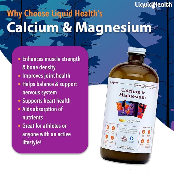 LIQUIDHEALTH Vegan Beauty Sleep Liquid Vitamin Supplement Bundle with Vegan Liquid Collagen + Biotin, Calcium Magnesium Liquid Vitamins, Sleep Well Melatonin Drops - Hair/Skin/Nail Health & Relaxation