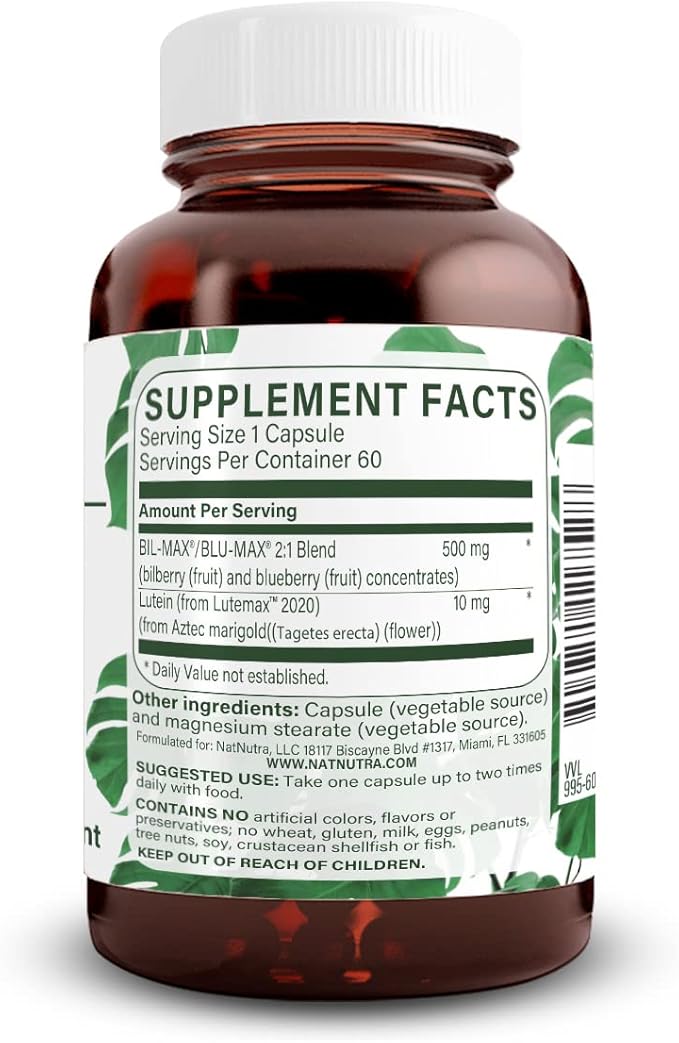 Natural Nutra Ultimate Eye Health Vitamins, 60 Capsule