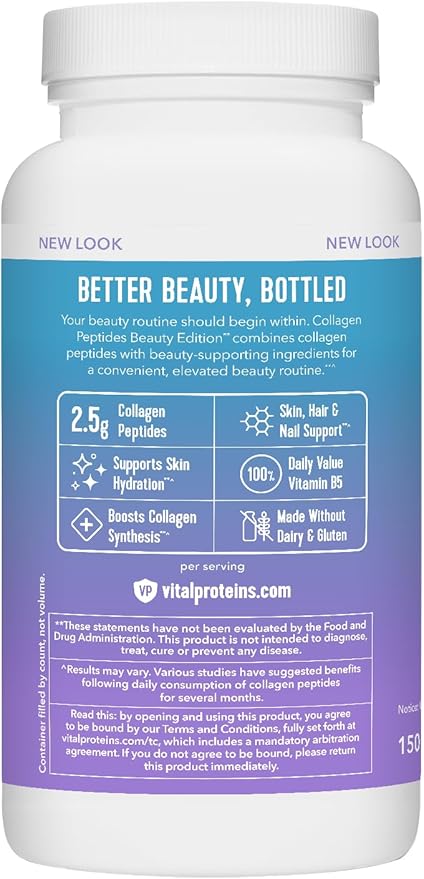 Vital Proteins Collagen Peptides Beauty Edition 2.5g of 30 Servings