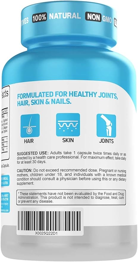 Multi Collagen Capsules (Types 1 2 3 5 5 and 10) | 1 2 2 3 3 5 5 10 10 Healthy