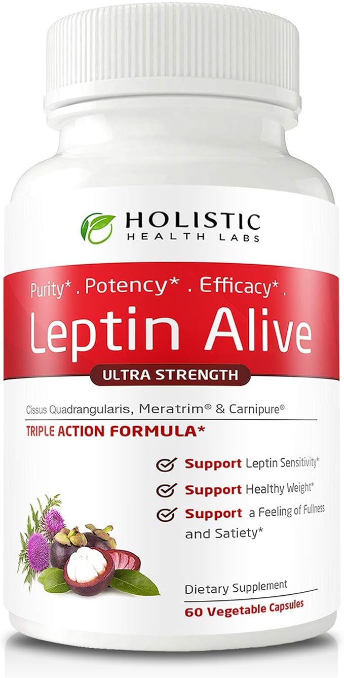 Maximum Leptin Weight Management for Women, Extra Strength - MeraTrim, Carnipure and Cissus Quadrangularis Natural Metabolism Support and Cravings Management. 60 Veggie Capsules