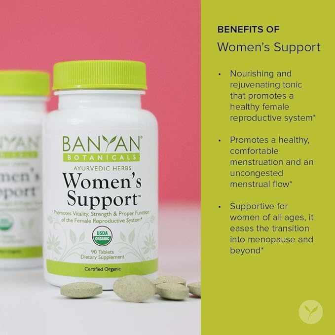 Banyan Botanicals Women’s Support – Organic 90 Tablets