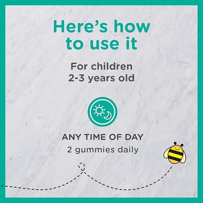 Zarbee's Toddler Vitamins, Complete Multivitamin D3 & 2-3 Years, 110 Count