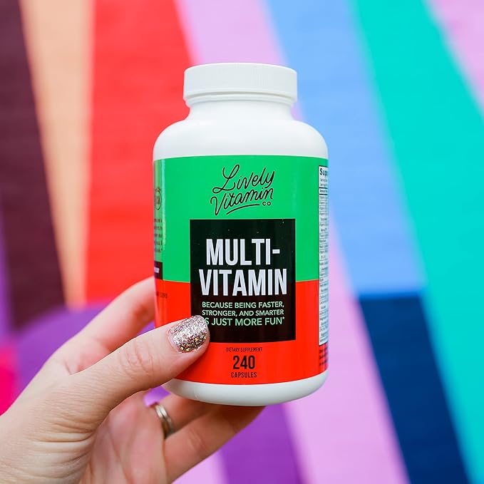 LIVELY VITAMIN CO. Multivitamin 37 Vitamins 240 Vegetarian