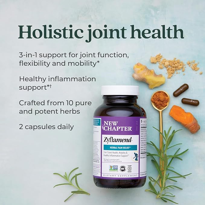 New Chapter Zyflamend™ Multi-Herbal Pain Reliever+ 10-in-1 Superfood 60 Count