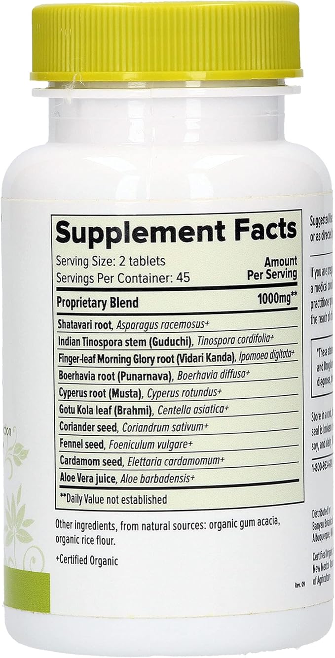 Banyan Botanicals Women’s Support – Organic 90 Tablets