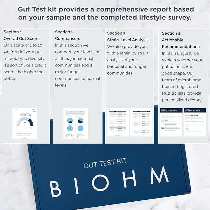 BIOHM Ultimate Gut Health Bundle, at-Home 30B CFU 30-Day Supply